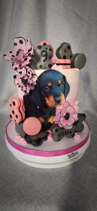 Bday dog  - Cake by Kaliss