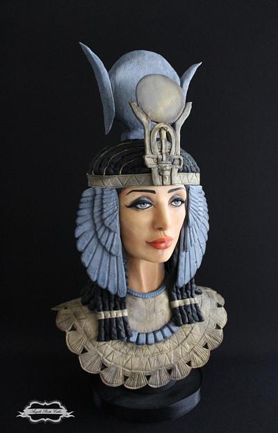 The Goddess Isis -  Mysteries of Egypt Collaboration - Cake by Angela Penta