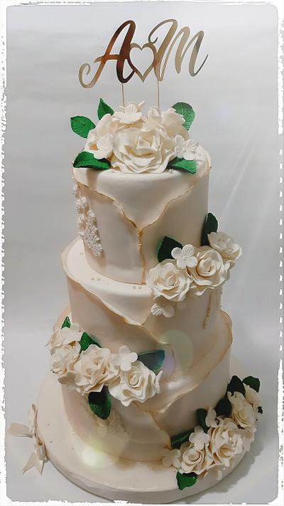 Wedding cake - Cake by zuccheroperpassione