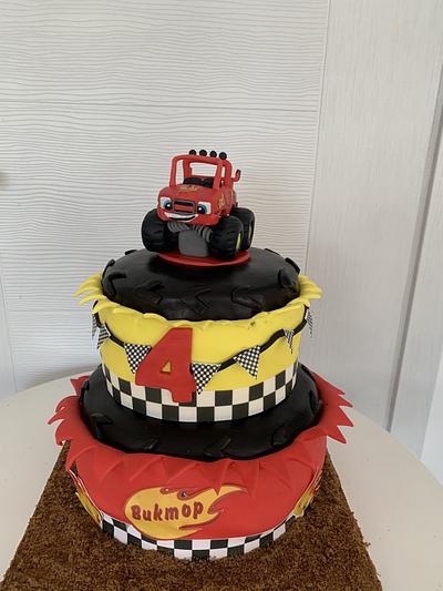Blaze and the monster machines - Cake by Doroty