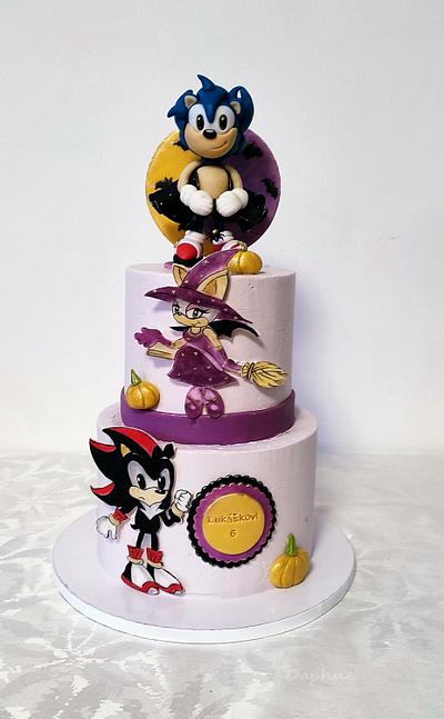 Sonic and Halloween - Cake by Daphne