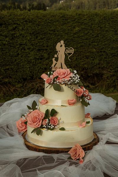 Wedding cake - Cake by Leona