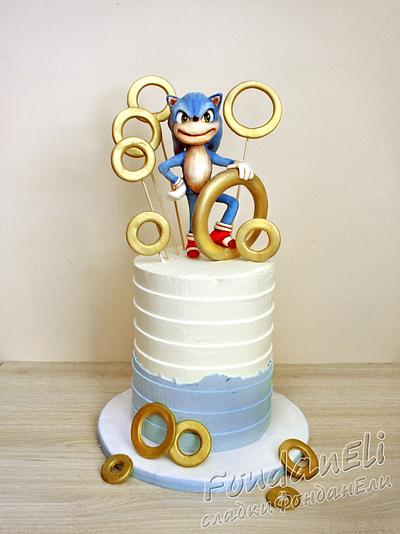 Sonic - Cake by FondanEli