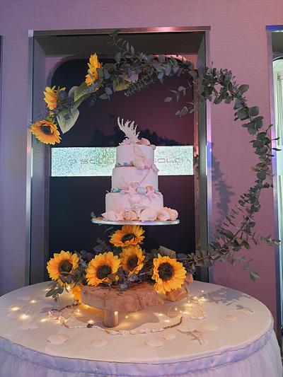 Wedding cake - Cake by ClaudiaSugarSweet