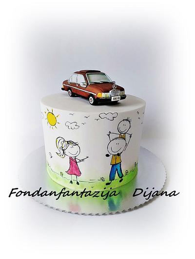 Family cake - Cake by Fondantfantasy
