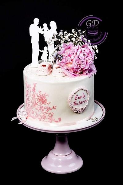 Christening/wedding cake - Cake by Glorydiamond