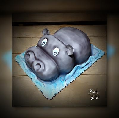 Hippo cake - Cake by AndyCake