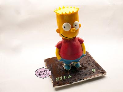 Bart Simpson - Cake by Lenkydorty
