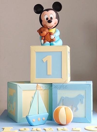 Mickey bebé - Cake by Natalia Casaballe