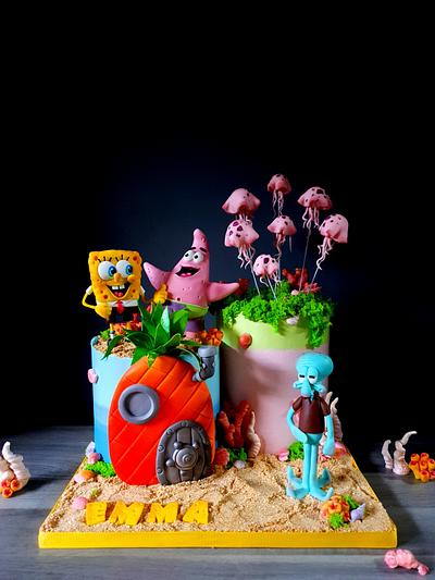 Sponge Bob & Patrick - Cake by Radoslava Kirilova (Radiki's Cakes)
