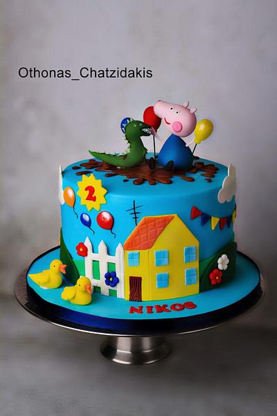 George the pig - Cake by Othonas Chatzidakis 