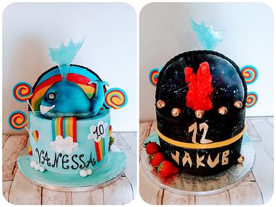 Two cakes in one - Cake by alenascakes