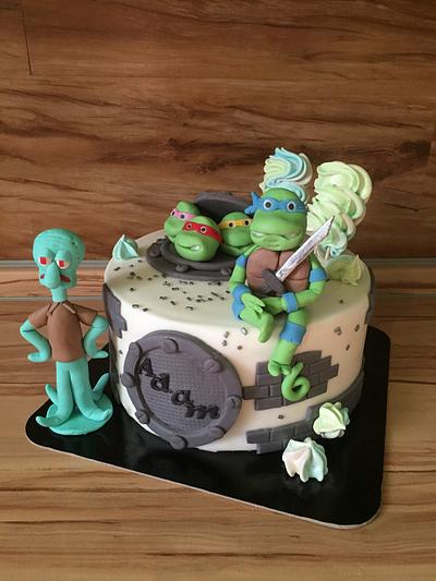 Ninja Turtles - Cake by malinkajana