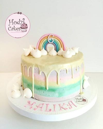 Rainbow drip Cake🍭 - Cake by Hend Taha-HODZI CAKES