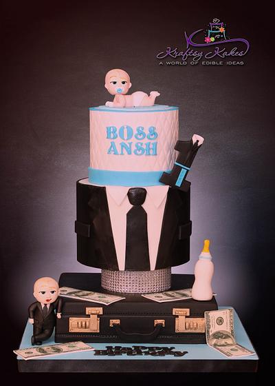 Boss Baby - Cake by Kraftsy Kakes (Sri)