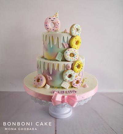 donuts cake - Cake by mona ghobara/Bonboni Cake
