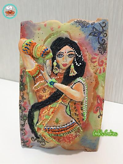 Indian culture cookie (online competition) - Cake by Gele's Cookies