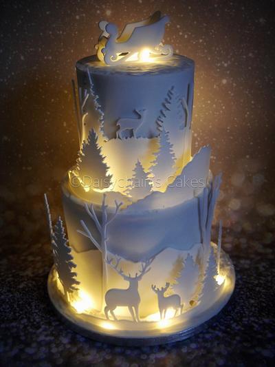 Winter wonderland  - Cake by Daisychain's Cakes