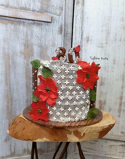 Christmas birthday:) - Cake by SojkineTorty
