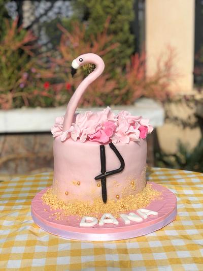 Flamingo cake - Cake by Lolla cakes