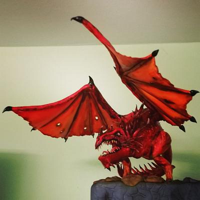 The Red dragon  - Cake by Marcelica Popa 