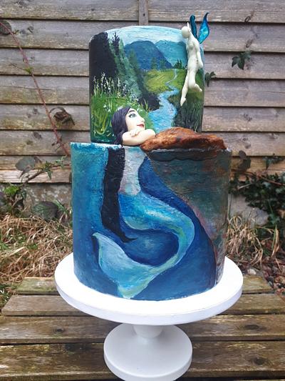 Hand painted fantasy cake - Cake by Jens bakey cakey