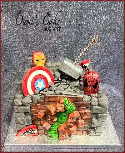 Avengers Cake  - Cake by Cécile Fahs