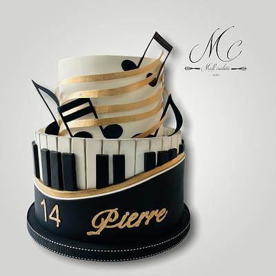 Musik cake - Cake by Cindy Sauvage 
