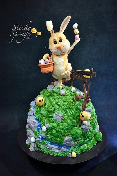 Easter bunny cake - Cake by Sticky Sponge Cake Studio