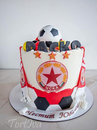 Soccer cake  - Cake by TortIva