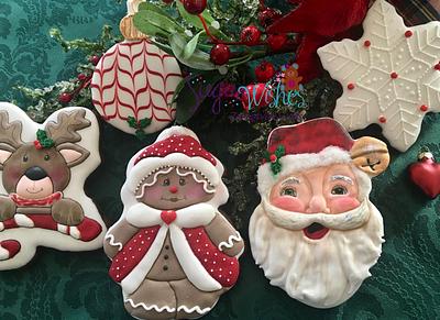 Christmas Characters  - Cake by Tina Tsourtsoulas