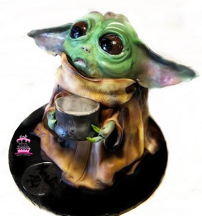 Mały Yoda - Cake by danadana2