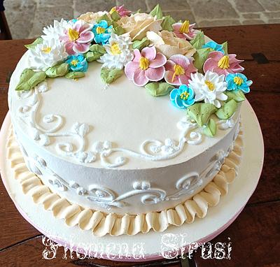 Wippingcream cake  - Cake by Filomena