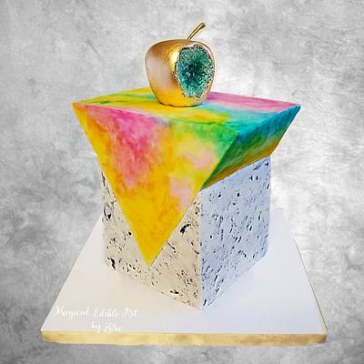 Stone effect cake  - Cake by Zohreh