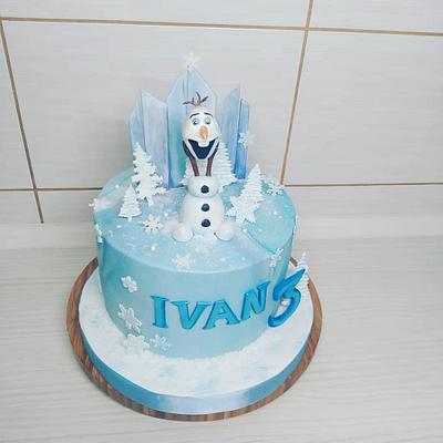 Olaf frozen cake - Cake by Tortalie