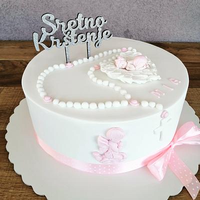 Christening cake - Cake by Tortebymirjana