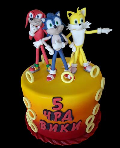 Sonic cake for boy - Cake by Radostina