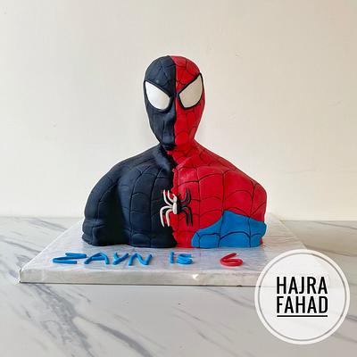 Spider-Man Bust Cake - Cake by Hajra Fahad Rahman