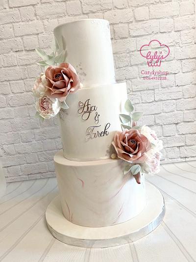 Wedding Cake 💍  - Cake by Maaly