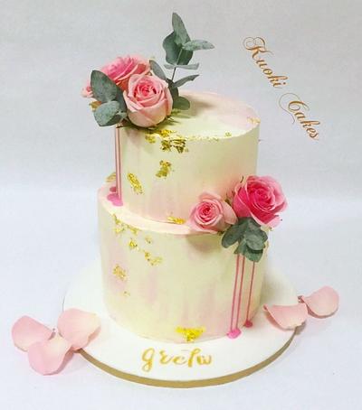 Drip cake Birthday  - Cake by Donatella Bussacchetti