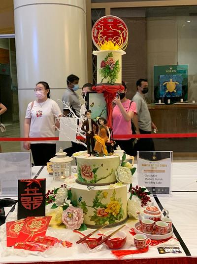 Morden Shanghai Theme Wedding Cake - Cake by Ms. V