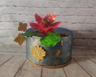 Lotus pond cake - Cake by Dr RB.Sudha
