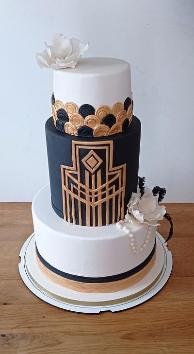 Gatsby wedding cake - Cake by BoryanaKostadinova