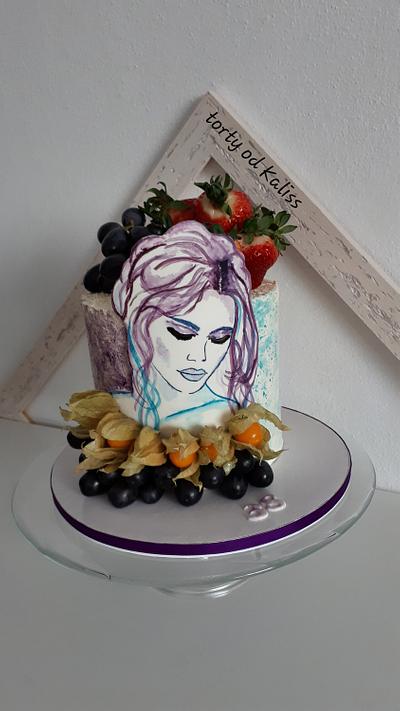 Bday for woman - Cake by Kaliss