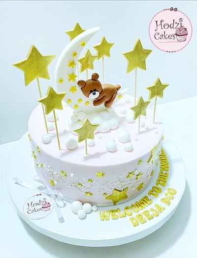 Baby Shower Cake🐻🌸💖 - Cake by Hend Taha-HODZI CAKES