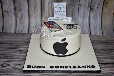 I phone cake for happy retirement - Cake by Daria Albanese