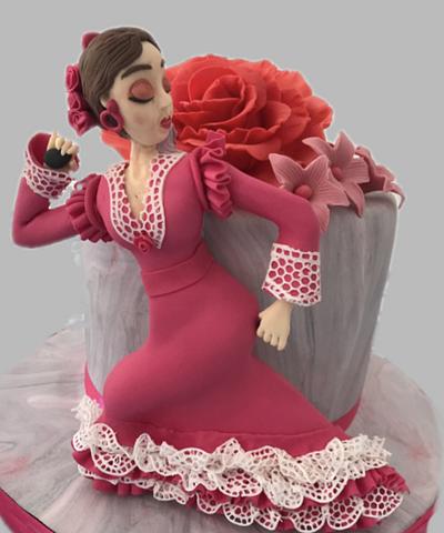 Flamenco dancer cake  - Cake by Zuzana