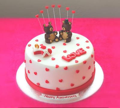 Engagement Anniversary Cake - Cake by Shilpa Kerkar