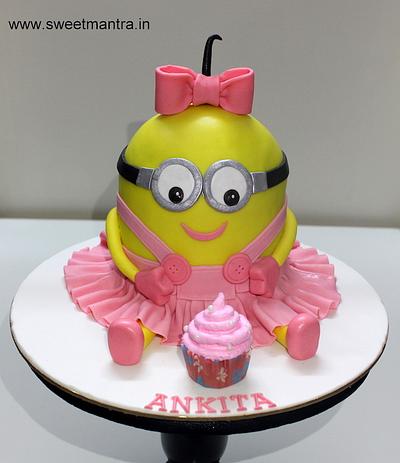 3D Minion cake - Cake by Sweet Mantra Homemade Customized Cakes Pune