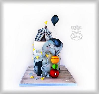 "Elephant Circus" - Cake by Aspasia Stamou